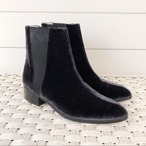 RAYE Revolve Celeste Bootie Charcoal Velvet Boot 7